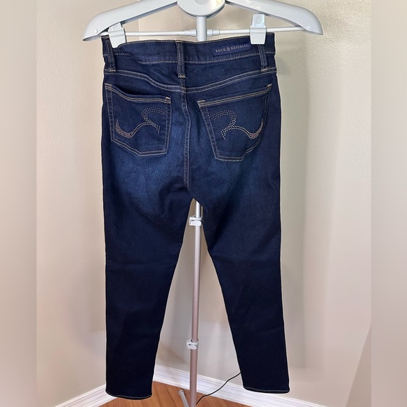 Rock & Republic Blue Skinny Jeans Premium Fit - Picture 2 of 6